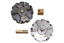 Load image into Gallery viewer, Groove|Tenon: Adjustable D.225 Shaper Grooving Cutters