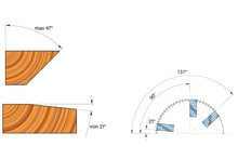 Load image into Gallery viewer, Rabbet: Vari-Angle Shaper Cutter