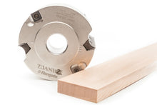 Load image into Gallery viewer, Rabbet: Shear Rabbeting Shaper Cutter 1-1/4" Bore or 30mm